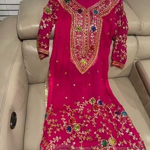 Pure chiffon gota Pakistani- Indian dress